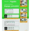 Tableau électrique pré-équipé et pré-câblé T1 au T3 - 2 rangées - 26 modules (11 inclus) Resi9 XP^Schneider Electric Outlet