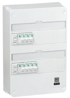 Tableau électrique pré-équipé et pré-câblé T1 au T3 - 2 rangées - 26 modules (11 inclus) Resi9 XP^Schneider Electric Outlet