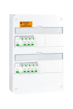Tableau électrique pré-équipé et pré-câblé T1 au T3 - 2 rangées - 13 modules Resi9 XE-Schneider Electric Hot