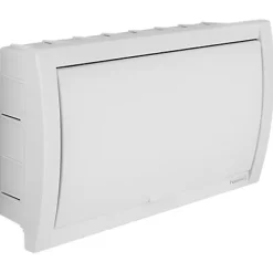 Tableau nu encastrable 18 modules porte opaque-Panasonic Outlet