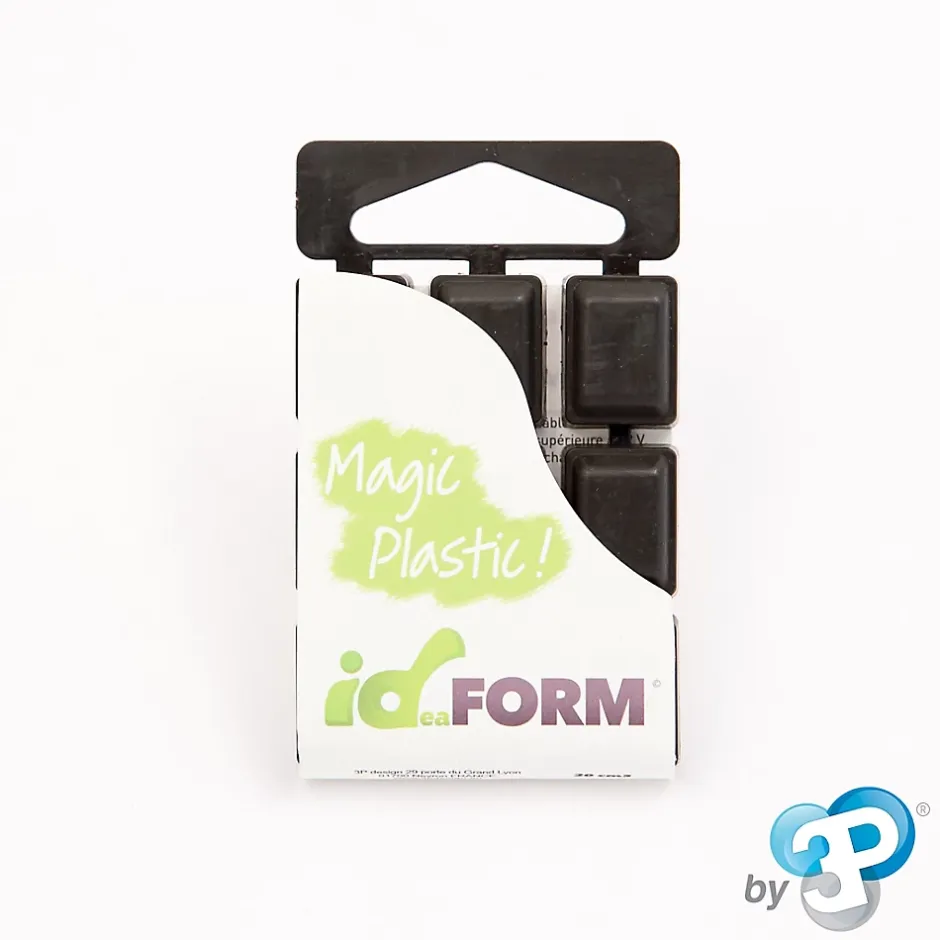 Tablette plastique thermoformable 20 cm3 noir- Sale