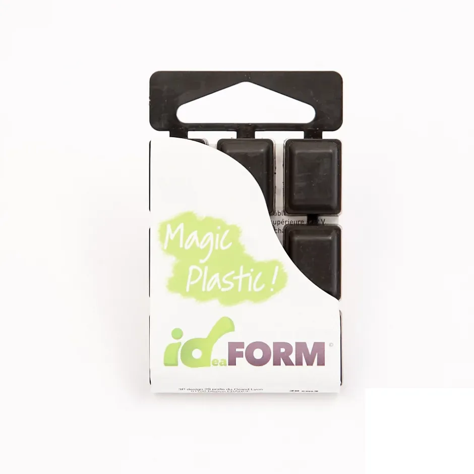 Tablette plastique thermoformable 20 cm3 noir- Sale