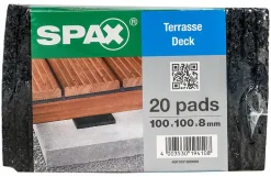 Tampon protecteur pour terrasse Spax H.8mm x P.20mm-Spax France