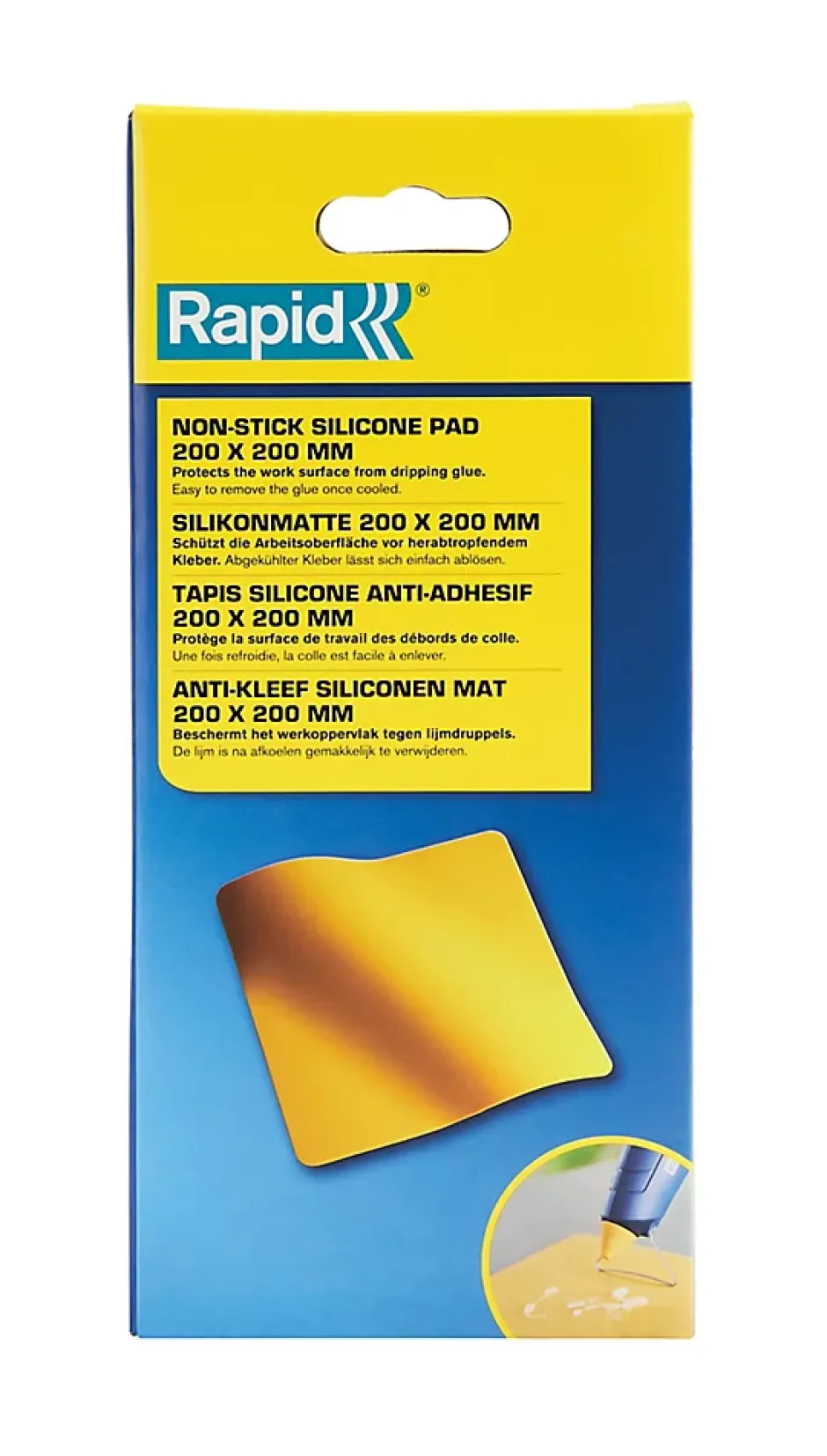 Tapis de protection en silicone anti-adhésif, 20 x 20 cm^Rapid Clearance