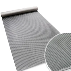 Tapis en caoutchouc Miniripp Gris 120 x 250 cm --Floordirekt Discount