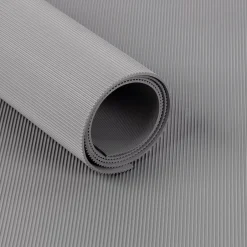 Tapis en caoutchouc Miniripp Gris 120 x 250 cm --Floordirekt Discount