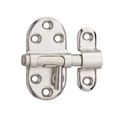 Targette - - Acier nickelé - Pêne rond coulissant - l 25 mm^Thirard Discount