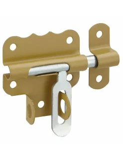 Targette cadenassable, acier, pêne diamètre 7.5mm, bronze --Thirard New