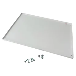 Tcm400f Plastron Plein Fixe Métal 400mm - Compatible Coffret Atlantic Et Atlantic Plus-Ide Sale