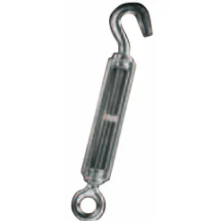 Tendeur à cage 1 anneau et 1 crochet - Filetage diam M8 mm (Lot de 5)-Lem Select