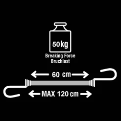 Tendeur crochet géant rotatif 120 cm-Master Lock Clearance