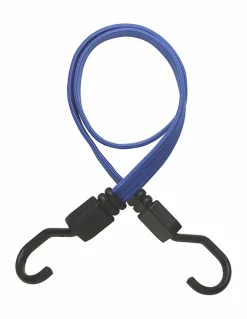 Tendeur en caoutchouc à crochets, 18mmx80cm, bleu -^Thirard Best