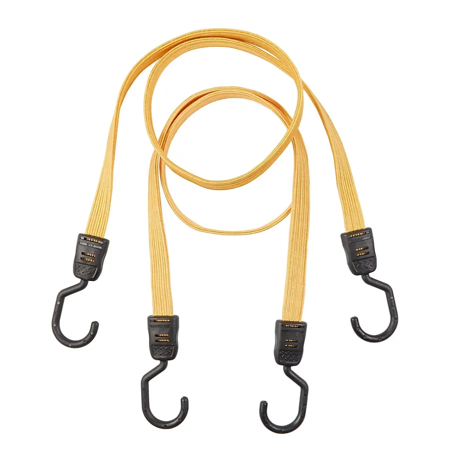 Tendeur élastique plat orange, 100 cm vendu par 2-Diall Discount