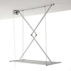 Étendoir plafond manuel 128x54x25cm alu Mini 120^Foxydry Best