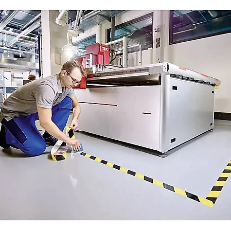 ANTI-SCRATCH Ruban de marquage au sol 20 m x 50 mm - rouge^Tesa Hot