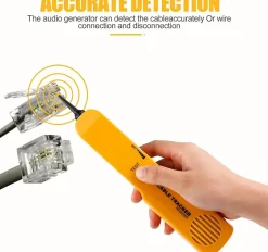 Testeur de circuit. traceur de fils cable reseau RJ-11 generateur tonalite L.25 x L.12 x H.4 cm GBST-CT100 - GOBESTY-Generique Discount