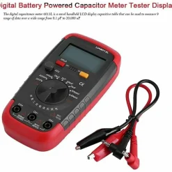 Testeur de condensateur, multimètre numérique de capacité avec rétroéclairage LCD et boîtier de sécurité avec affichage-Deko Online
