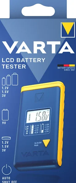 Testeur de piles universel écran lcd^Varta Hot