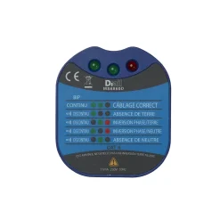 Testeur de prise de poche Bleu et noir-Diall Clearance