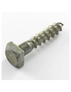 Tirefond 7X35 Tête Carrée 11X11X5 Acier brut - 30 pièces^Vis Express Discount