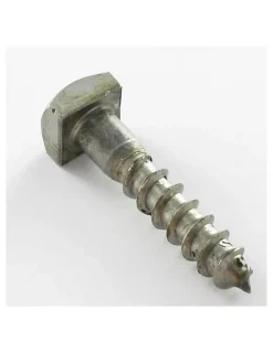 Tirefond 7X35 Tête Carrée 11X11X5 Acier brut - 1 pièce-Vis Express New