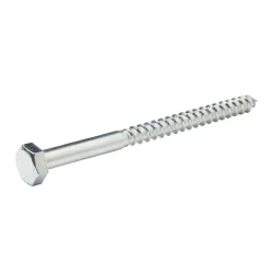 Tirefonds zingués 10x140 mm - 50 pièces^Diall Hot