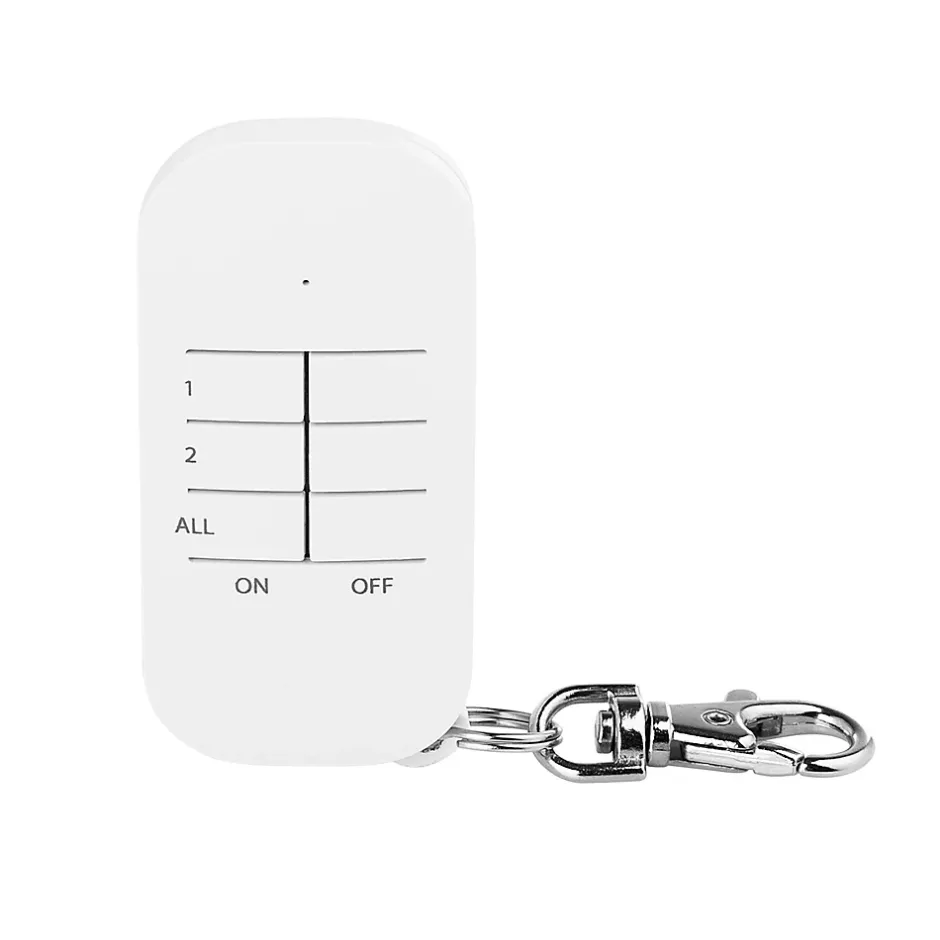 Télécommande 2 canaux Smartwares blanc- Outlet