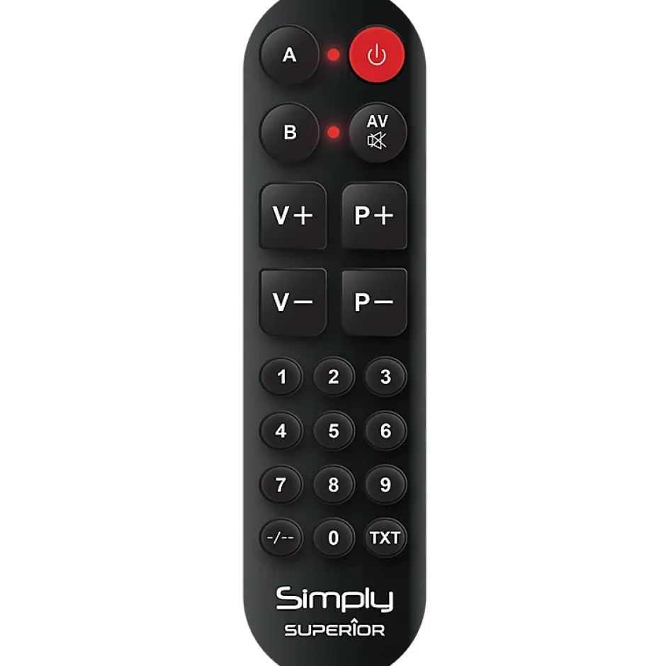 Télécommande TV Universelle simplifié Simply SUPTLB002-Superior Outlet