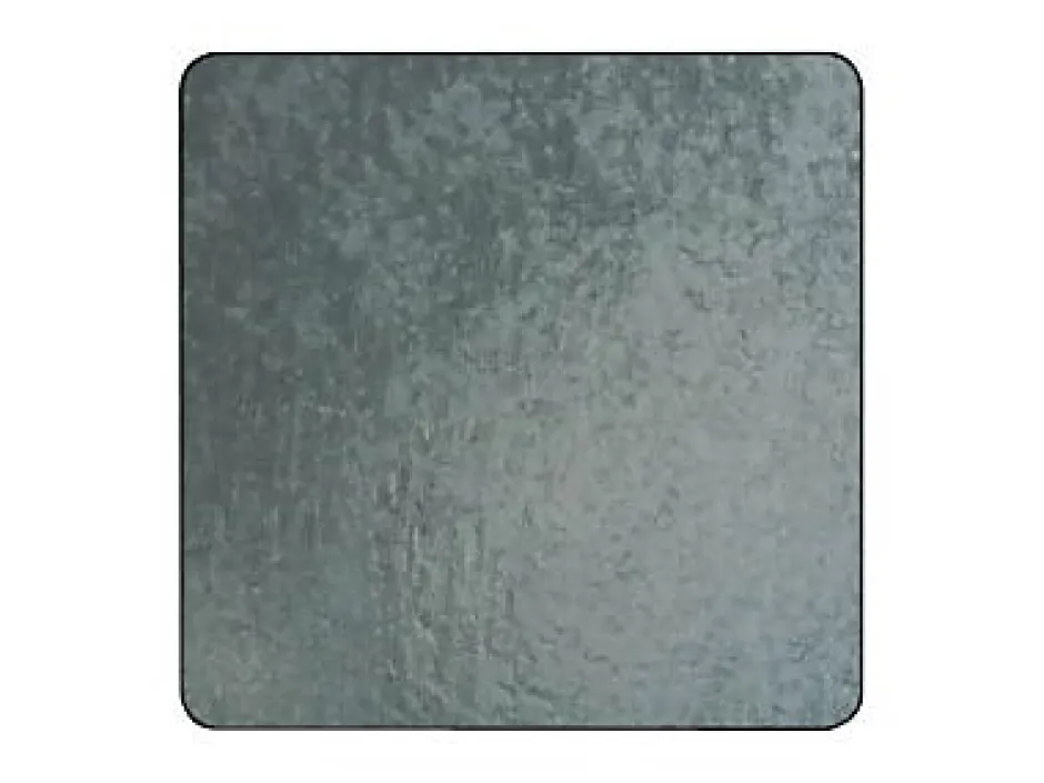 Tôle acier galvanisé lisse Ep. 0,5 mm, 100 x 50 cm^