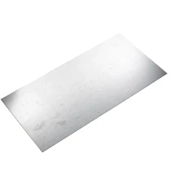 Tôle acier galvanisé lisse Ep. 1 mm, 50 x 25 cm- New