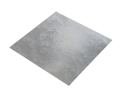 Tôle acier galvanisé lisse Ep. 0,5 mm, 50 x 25 cm^ Hot