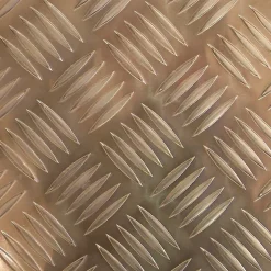 Tôle aluminium brut damier 100 x 50 cm- Clearance