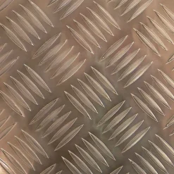 Tôle aluminium brut damier 50 x 25 cm- Outlet