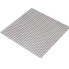 Tôle perforée carré acier brut Perforation 5,5 x 5,5 mm, 100 x 50 cm-