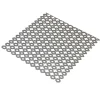 Tôle perforée trèfle acier brut Perforation 8 mm Ep. 1 mm, 50 x 25 cm- Hot