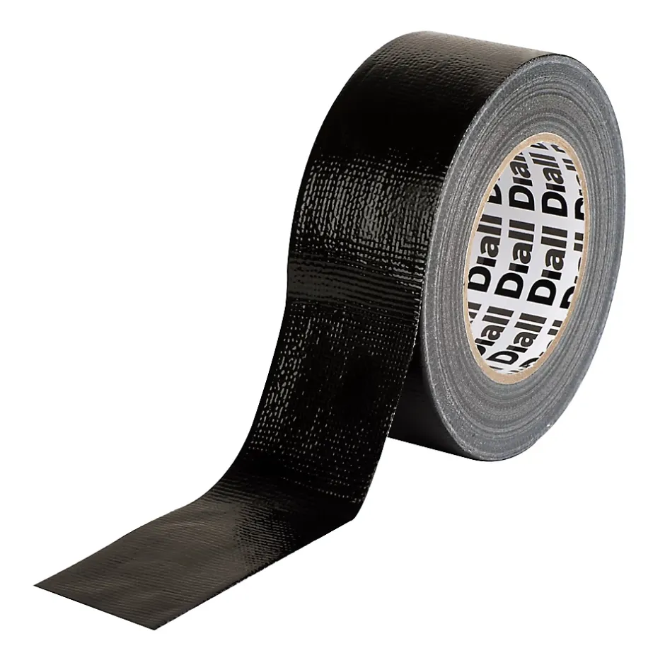 Toile de réparation noire, 50 mm x 50 m^Diall Clearance
