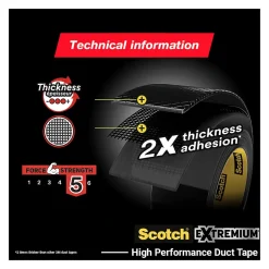 Toile de réparation Ultra noir 24 mm x 10 m-Scotch Best