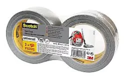 Toile de réparation grise, 48mm x 25 m - lot de 2^Scotch