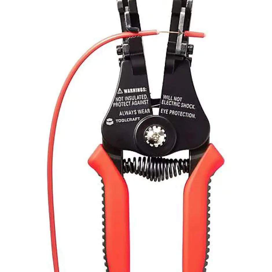 TO-5017527 Pince à dénuder automatique 0,5 à 6 mm², lame SK5, poignée TPR 133 mm^Toolcraft Online