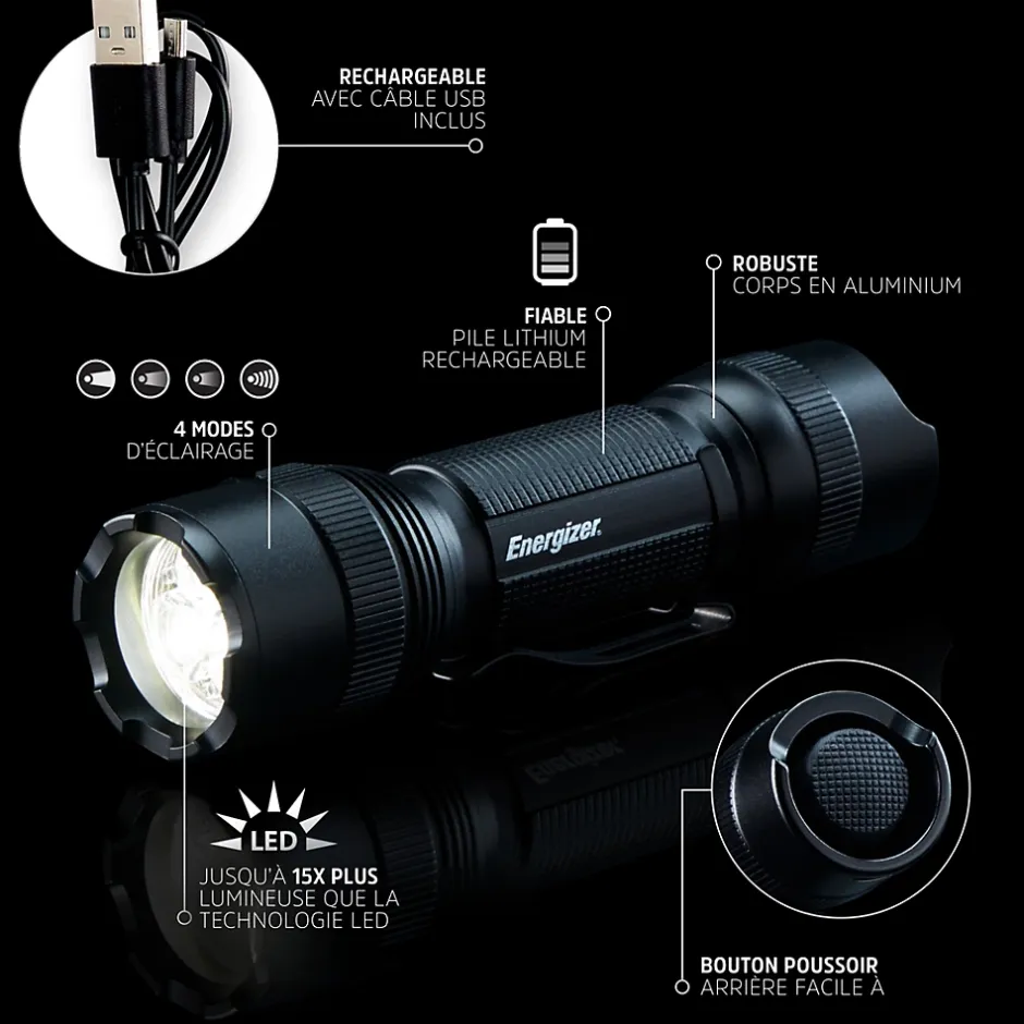 Torche tactical 700 rechargeable^Energizer Outlet