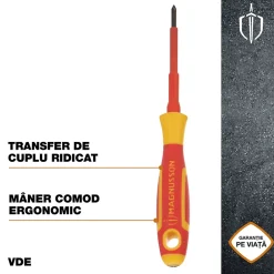 Tournevis Philips VDE PH0 75 x 4 mm^Magnusson Sale