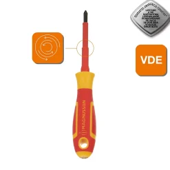 Tournevis Pozidriv VDE PZ1 75 x 1 mm^Magnusson New