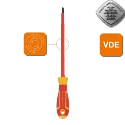 Tournevis Pozidriv VDE PZ2 200 x 2 mm^Magnusson Hot