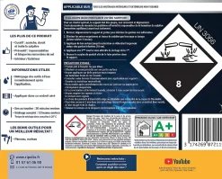 Traitement murs humides et salpêtre intérieur extérieur incolore 0,75L-Ripolin Discount