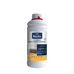 Traitement murs humides et salpêtre intérieur extérieur incolore 0,75L-Ripolin Discount