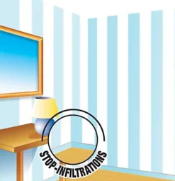 Traitement Murs Humides incolore bidon 2,5L-Rubson Discount