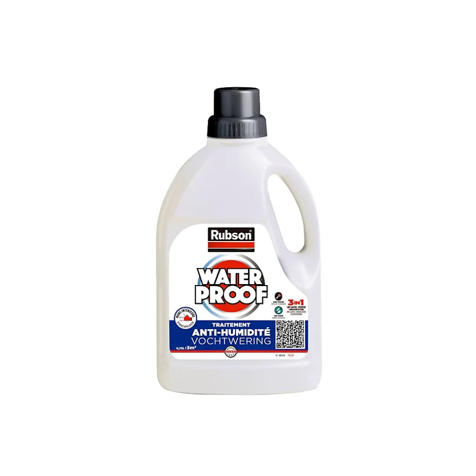 Traitement Murs Humides incolore bidon 0,75L-Rubson Clearance