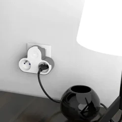 Triplite avec interrupteur blanche 16A-Jacobsen New