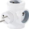 Triplite rotative Blanche 3x16A. Rotation : 90°/90°.^Watt & Co Outlet