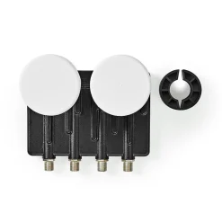 Tête Parabole Universelle Monobloc Quadruple 6,0 Facteur de Bruit : 0,2 - 0,^Nedis Best